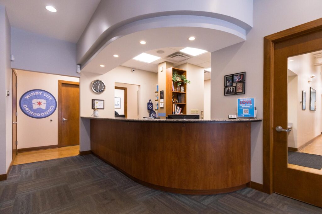 Reception area at Windy City Orthodontics &mdash; Chicago, IL orthodontist office